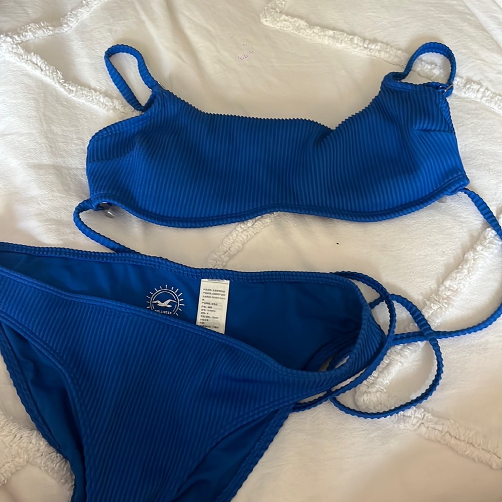 Blue Hollister bikini